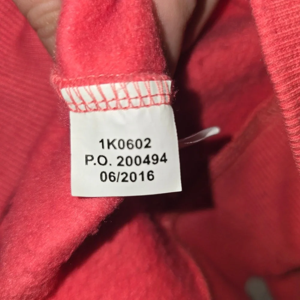 Vineyard Vines Pullover Medium Women Coral Pink Quarter Zip Whale Logo 1K0602 - Picture 7 of 11
